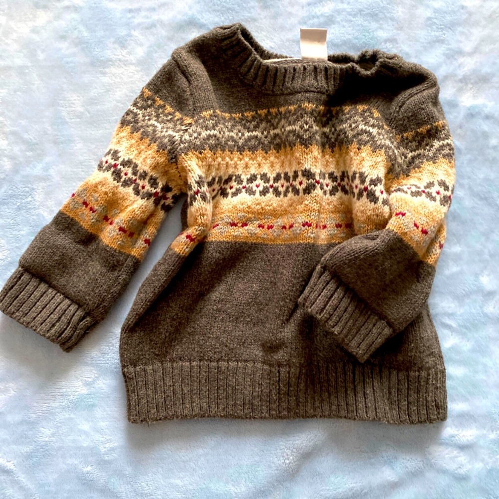 Janie and Jack Wool/Cotton Blend Sweater
